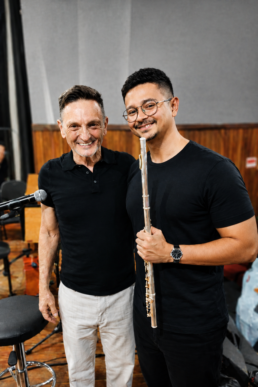 Jailson Garcia com Paulo Miklos